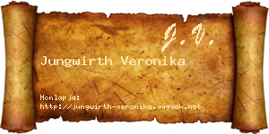 Jungwirth Veronika névjegykártya